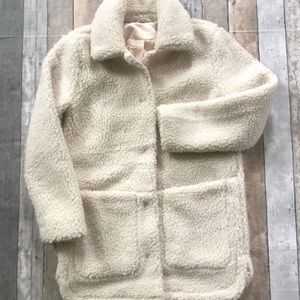 White Teddy Coat!